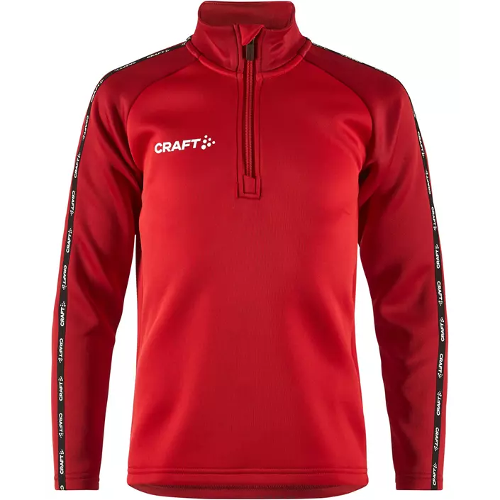 Craft Squad 2.0 halfzip training pullover for kids, Bright Red-Express, large image number 0