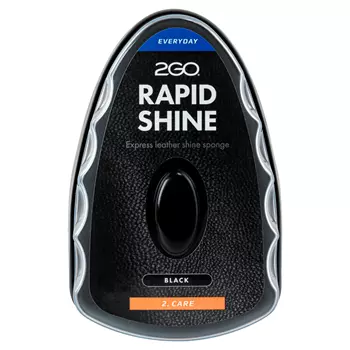 2GO Rapid shine putssvamp 6 ml, Black