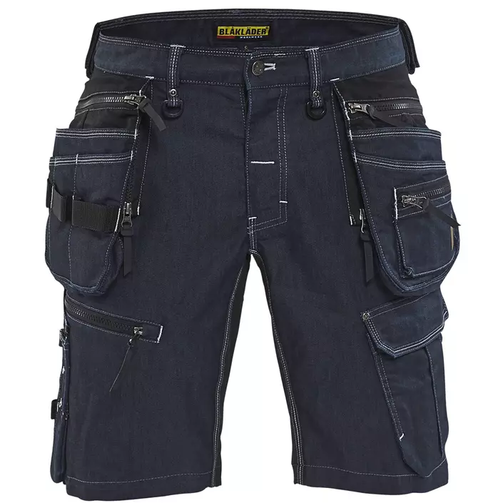 Blåkläder craftsman shorts, Marine Blue/Black, large image number 0