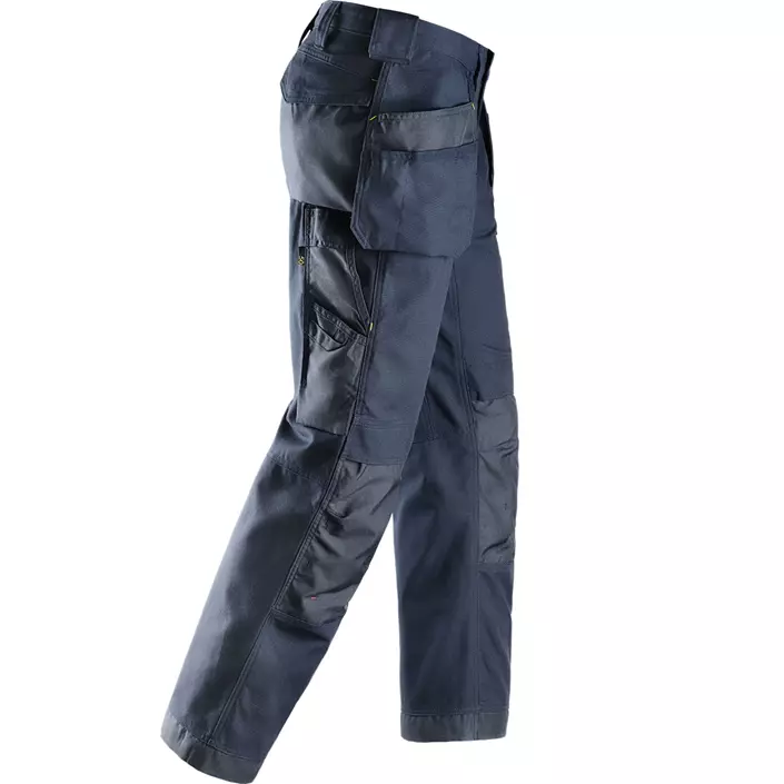 Snickers Canvas+ craftsman trousers, Marine Blue, large image number 3
