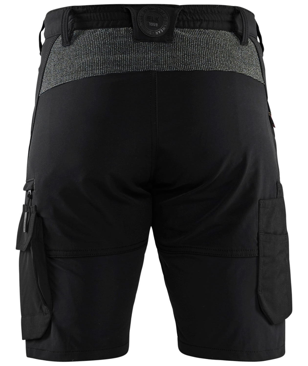 Bl&aring;kl&auml;der serviceshorts full stretch, Black/Dark Grey, large image number 1