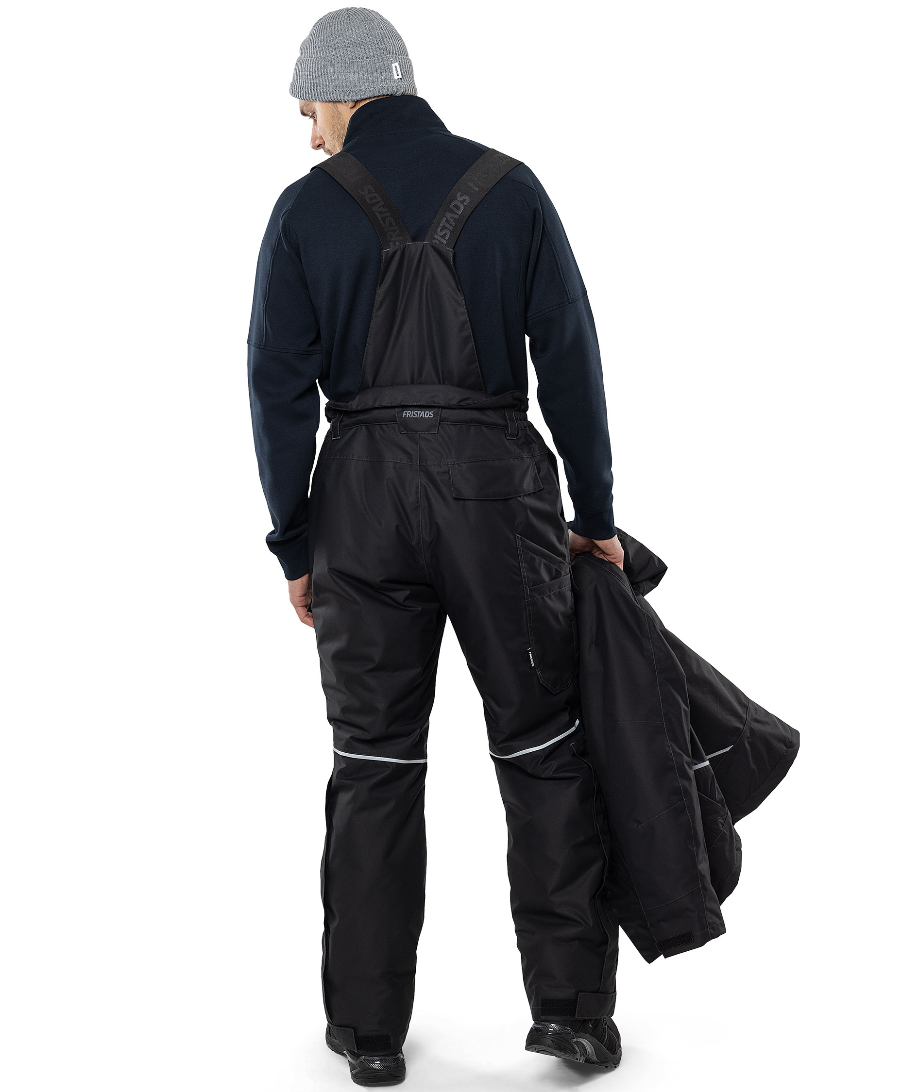 Fristads Airtech winter trousers 2698 GTT, Black, Black, large image number 3