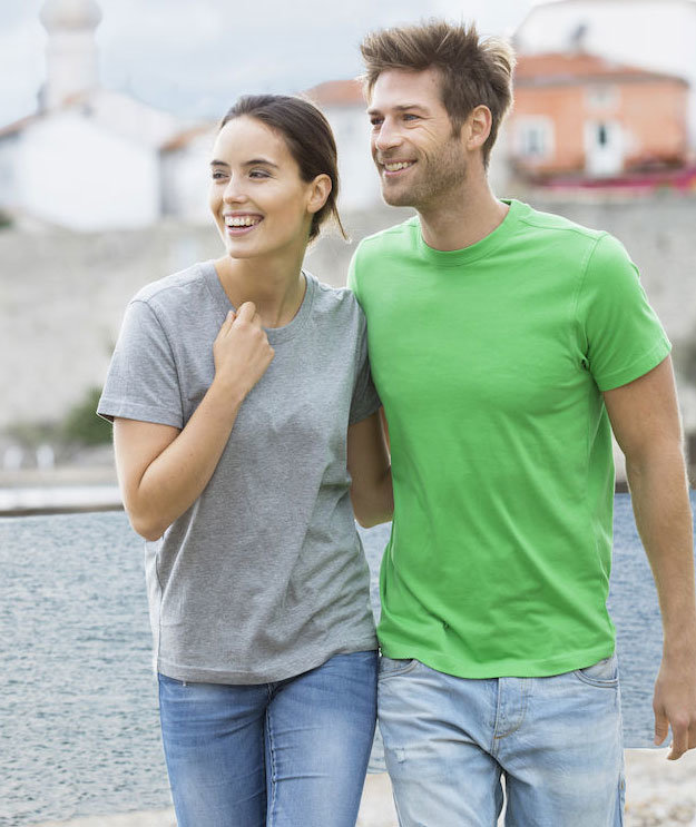 Clique Premium women's T-shirt, Grey Melange