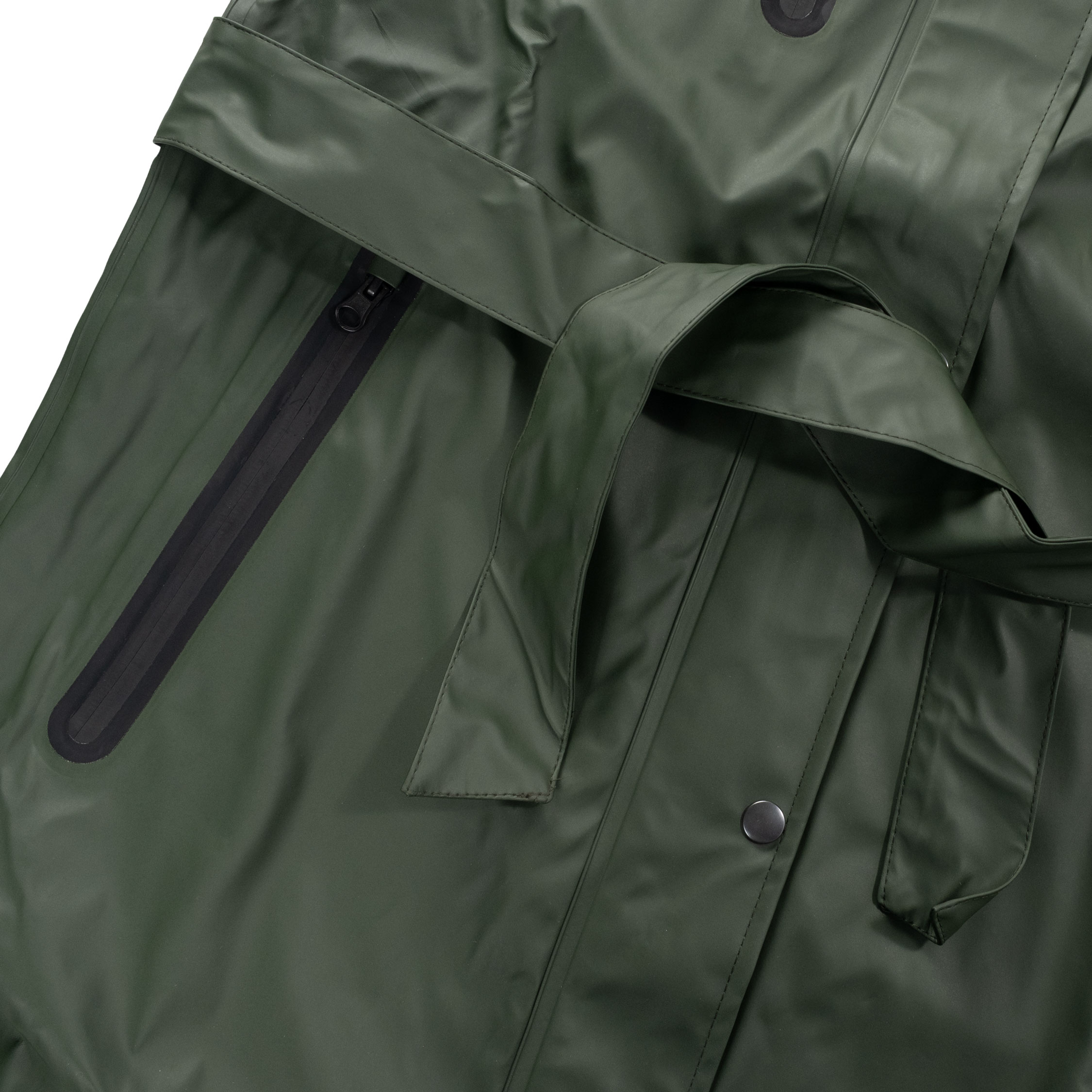 ELKA Recycled PU women's raincoat, Olive, large image number 3