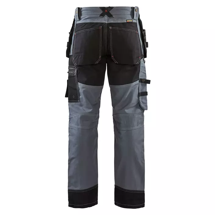 Blåkläder twill craftsman trousers X1500, Grey/Black, large image number 1