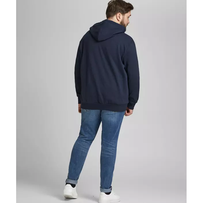 Jack & Jones JJEBASIC Plus Size hoodie, Navy Blazer, large image number 6