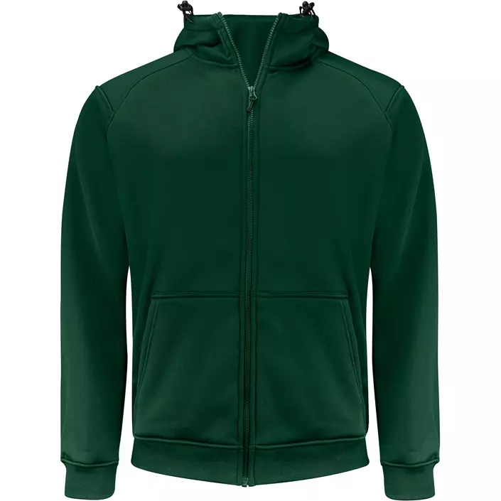 ProJob hoodie med dragkedja 2133, Green, large image number 0