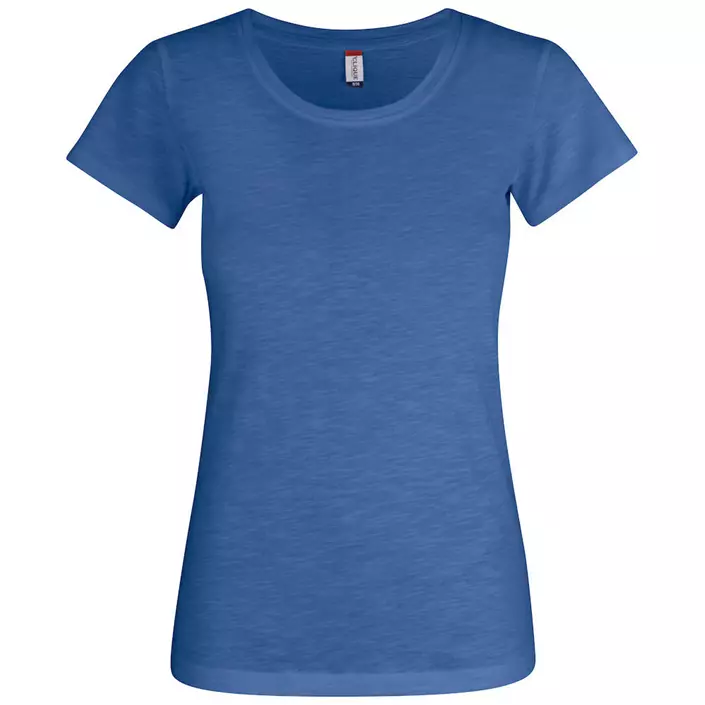 Clique Slub dame T-shirt, Blå Melange, large image number 0