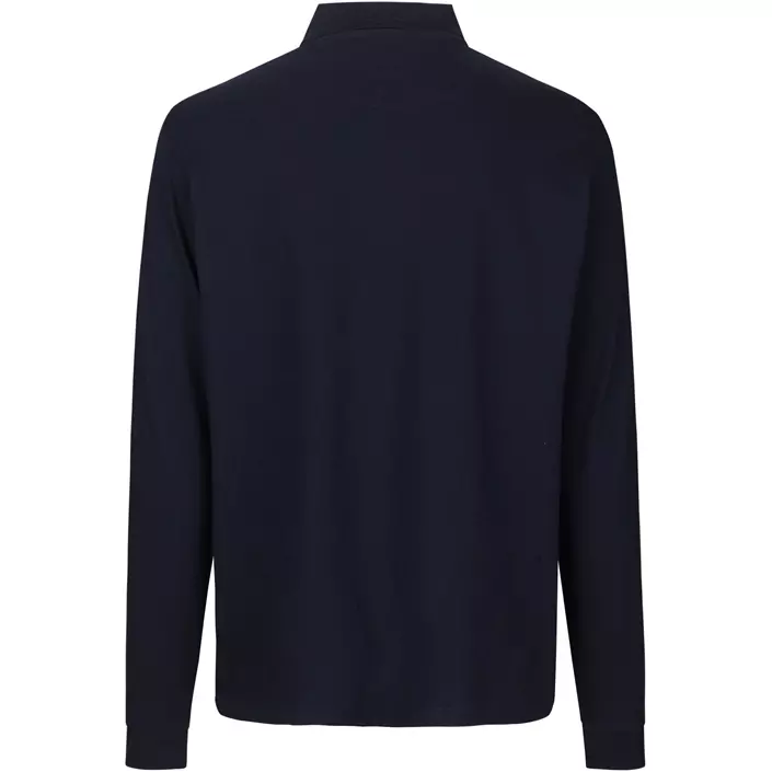 ID PRO Wear long-sleeved Polo shirt, Marine Blue, large image number 1