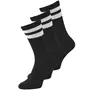 Jack & Jones JACTRAVIS 3er-Pack Tennisstrümpfe, Black, Black Jack & Jones JACTRAVIS 3er-Pack Tennisstrümpfe, Black