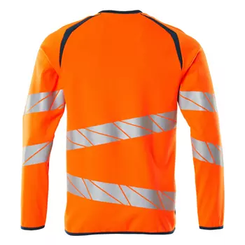 Mascot Accelerate Safe sweatshirt, Hi-Vis Orange/Mørk Petroleum
