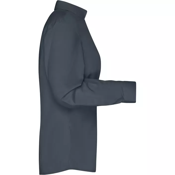 James & Nicholson modern fit women's shirt, Carbon Grey, large image number 2