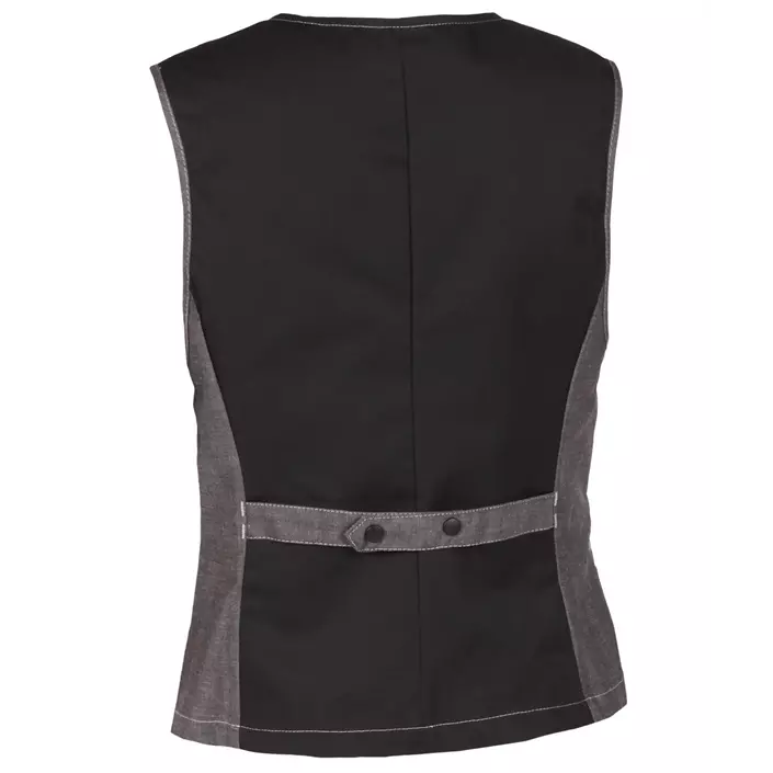 Nybo Workwear Garcon women's server waistcoat, Grey, large image number 1