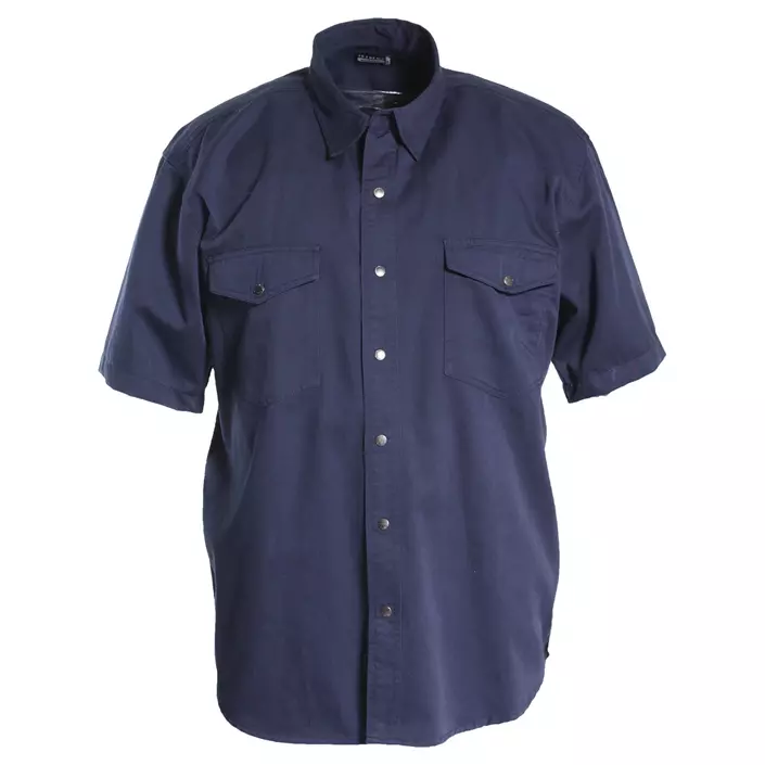Tranemo short-sleeved work shirt, Marine Blue, large image number 0