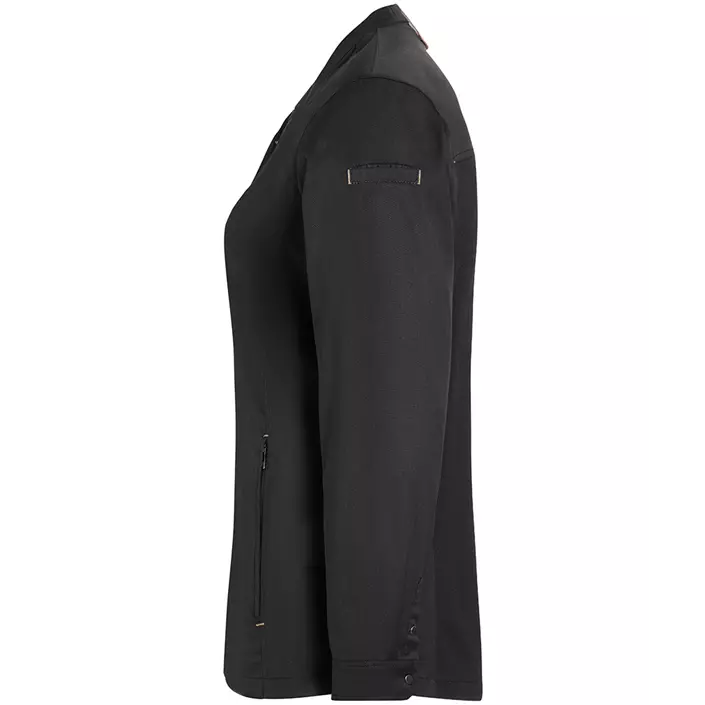 Karlowsky Green-Generation women's chefs jacket, Black, large image number 3