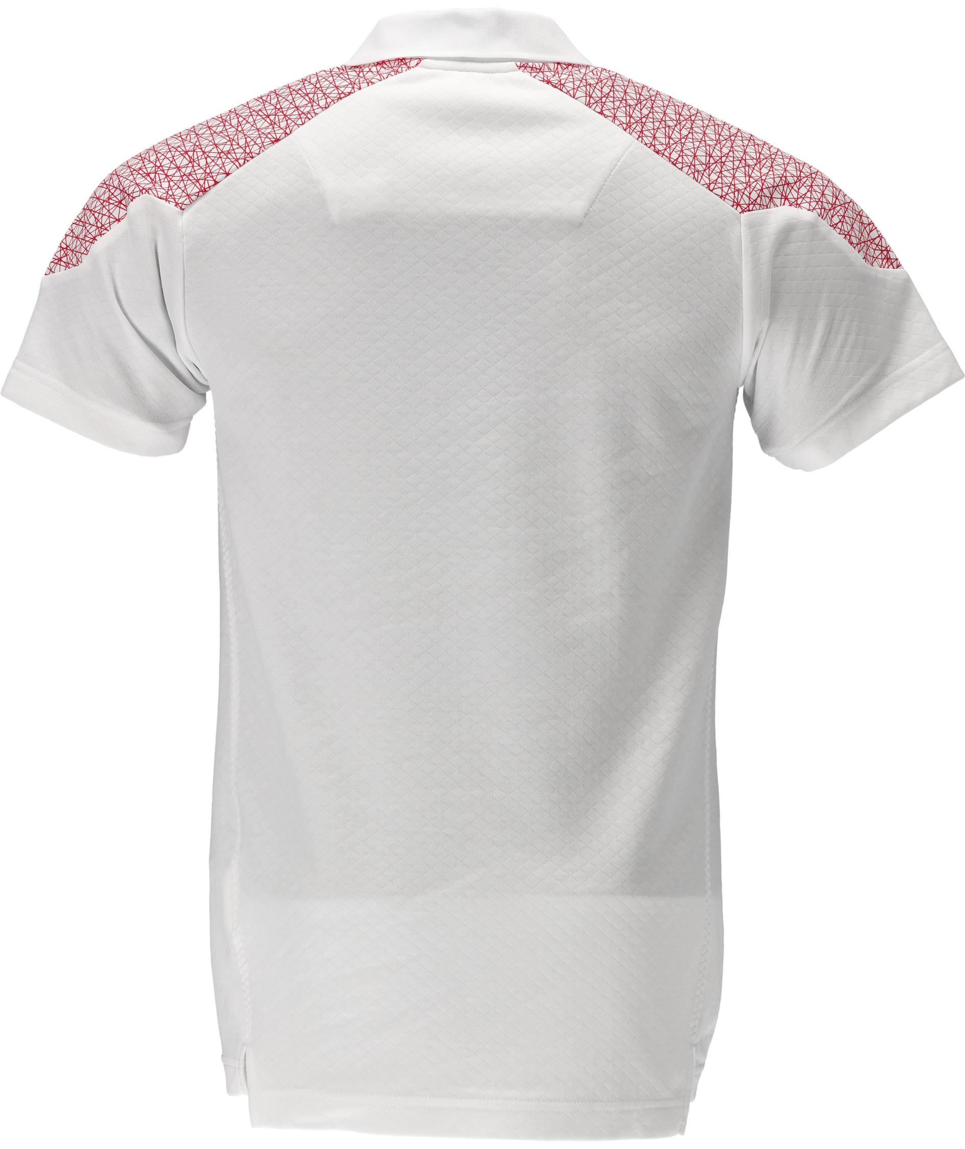Mascot Food & Care Premium Performance HACCP-approved polo shirt, White/Signalred