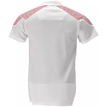 Mascot Food & Care HACCP-godkjent polo T-skjorte, Hvit/Signalrød