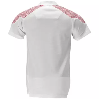 Mascot Food & Care HACCP-godkjent polo T-skjorte, Hvit/Signalrød