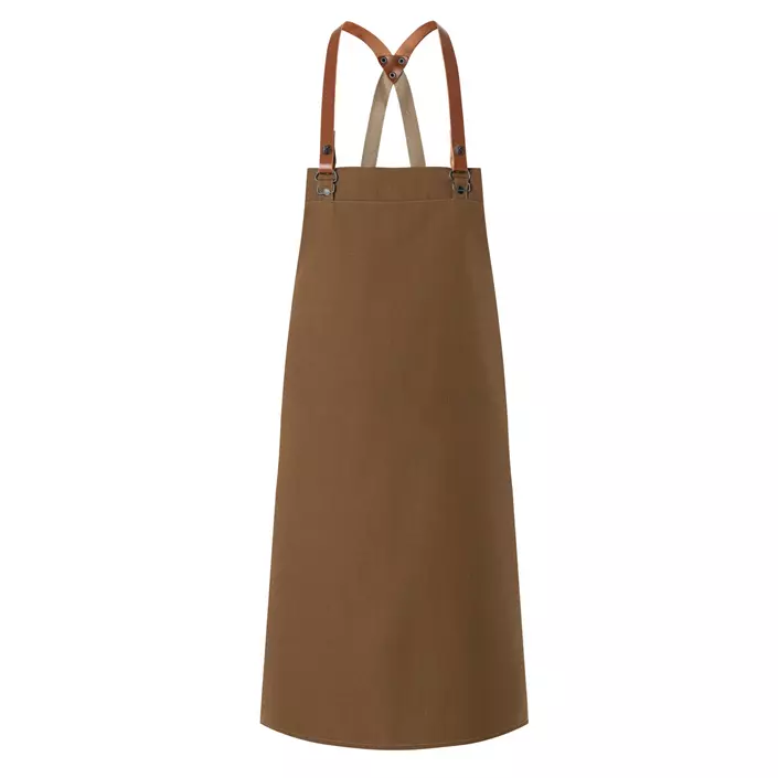 Karlowsky Recycled bib apron, Cinnamon, Cinnamon, large image number 0