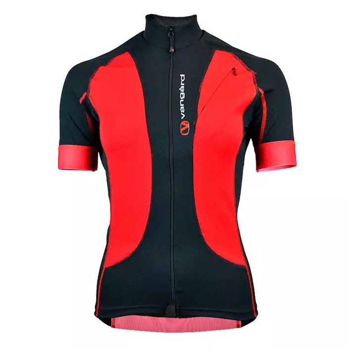 Vangàrd Bike women's short-sleeved jersey, Black/Red, large image number 0