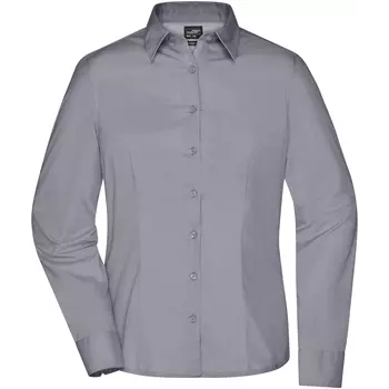 James & Nicholson modern fit women's shirt, Grey
