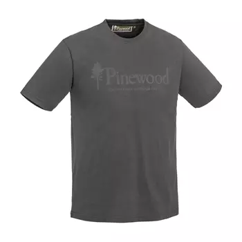 Pinewood Outdoor Life T-skjorte, Mørk Antrasittgrå
