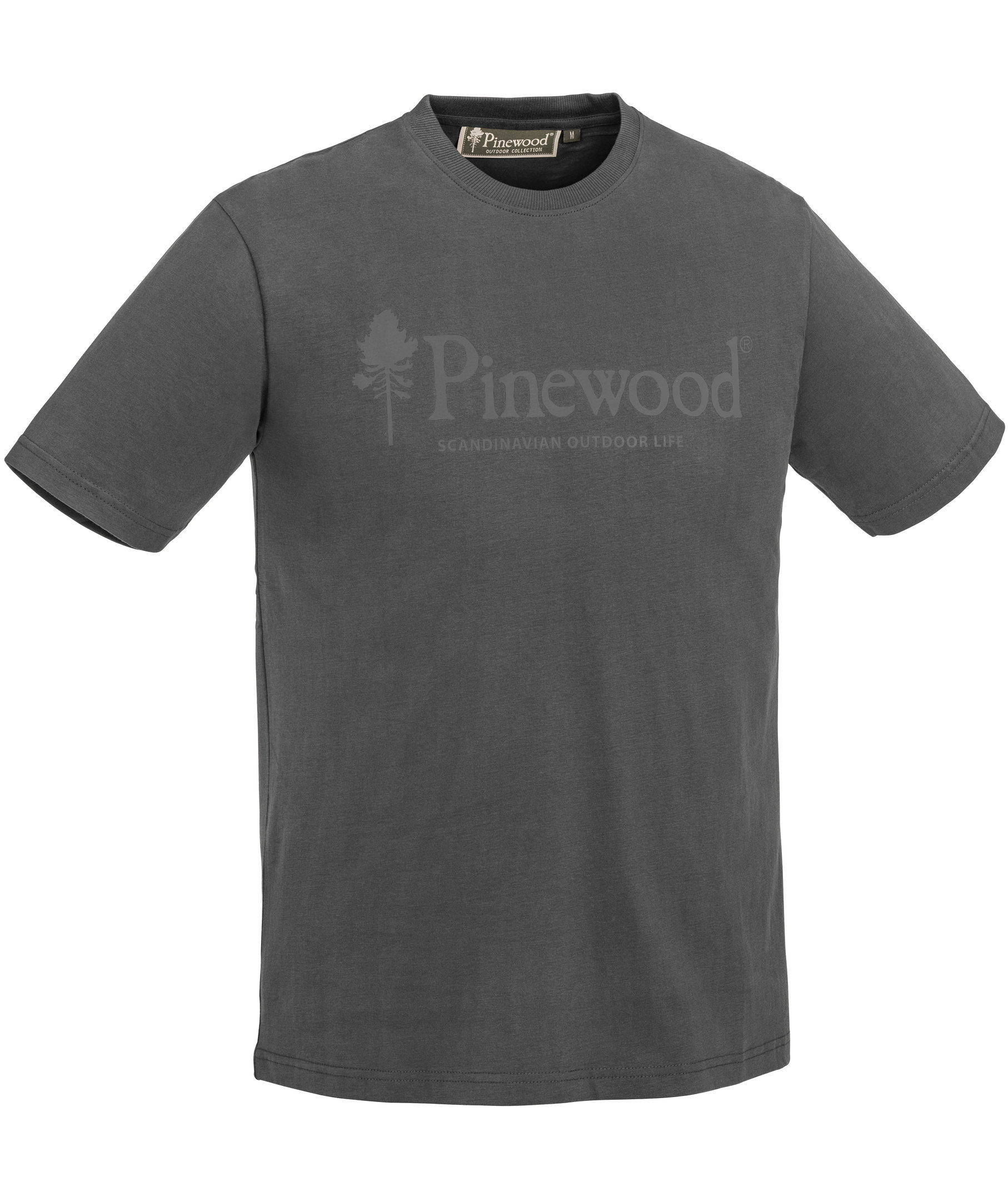 Pinewood Outdoor Life T-shirt, M&oslash;rk Antracitgr&aring;, large image number 0
