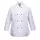 Portwest C837 dame kokkejakke, Hvid, Hvid, swatch