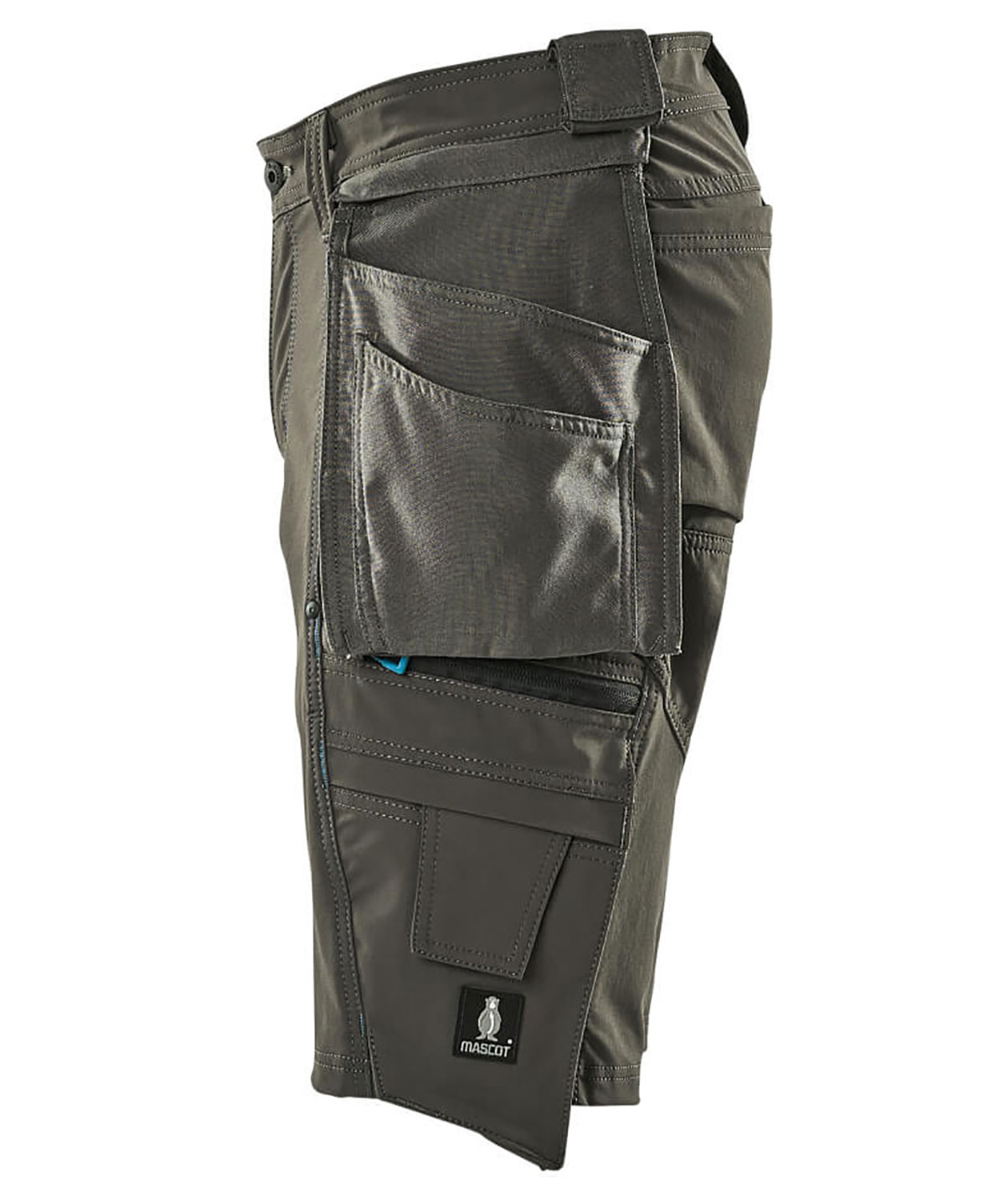 Mascot Advanced craftsman shorts full stretch, Dark Anthracite, large image number 3