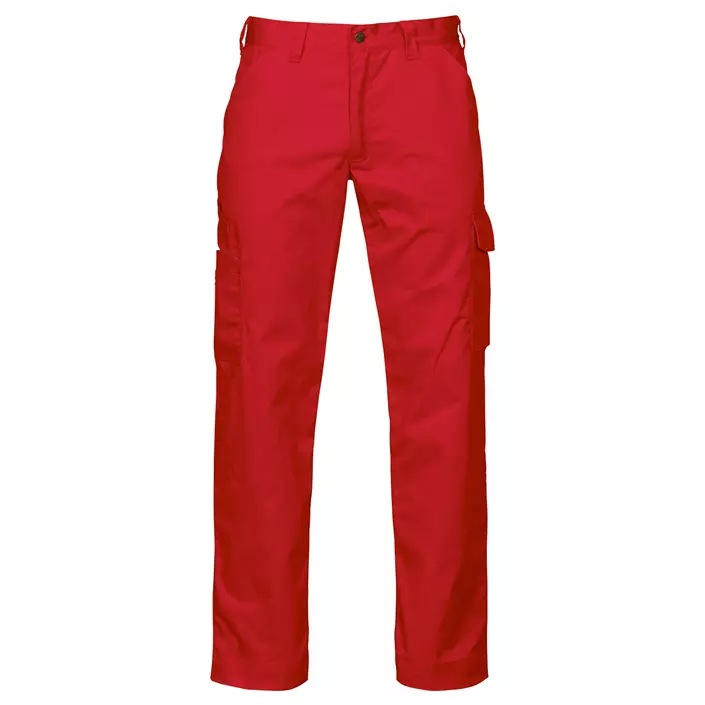 ProJob letvægts servicebukser 2518, Rød, large image number 0