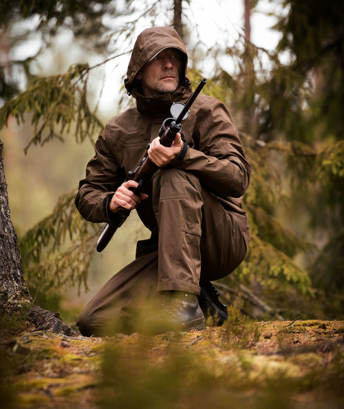 Deerhunter Track Regenjacke, Braun, Braun, large image number 3