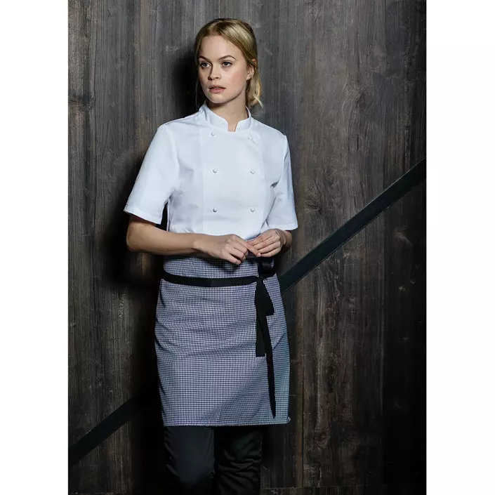 Segers women's short sleeved chefs jacket, White, large image number 1