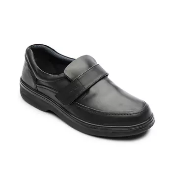 Ambré Classic Velcro business shoes, Black