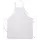 Segers 4574 bib apron, White, White, swatch