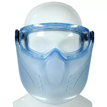OX-ON Supreme sikkerhedsbriller/goggles med ansigtsskærm, Transparent