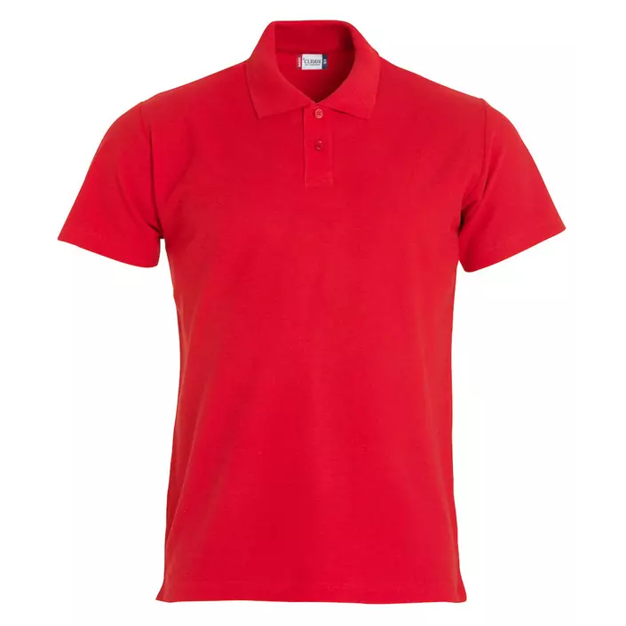 Clique Basic Polo T-shirt for kids, Red, large image number 0