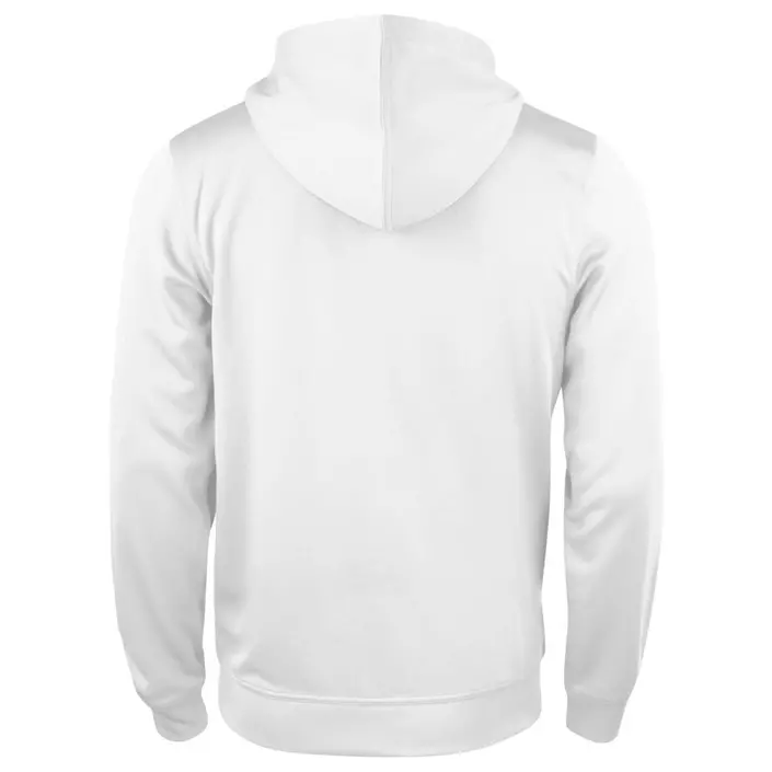 Clique Basis Active hoodie with full zipper, White, large image number 1