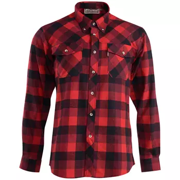 Pinewood Lumbo flannel snekkerskjorte, Rød/Svart