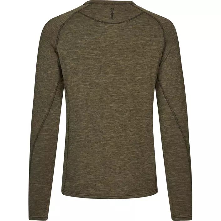 Seeland Peak Baselayer Sweater, Military Olive Melange, large image number 1