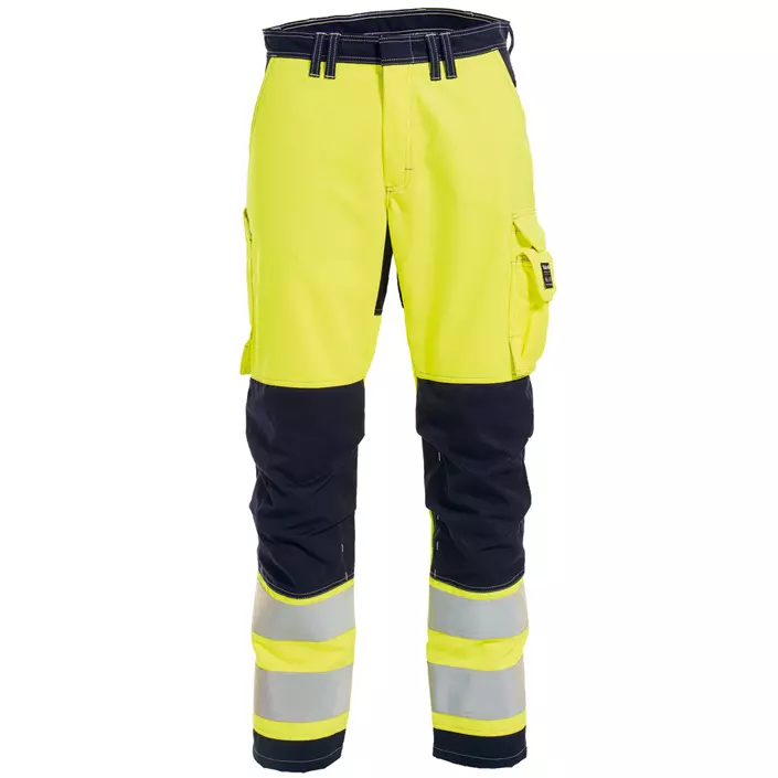 Tranemo Tera TX work trousers, Hi-vis yellow/Marine blue, large image number 0