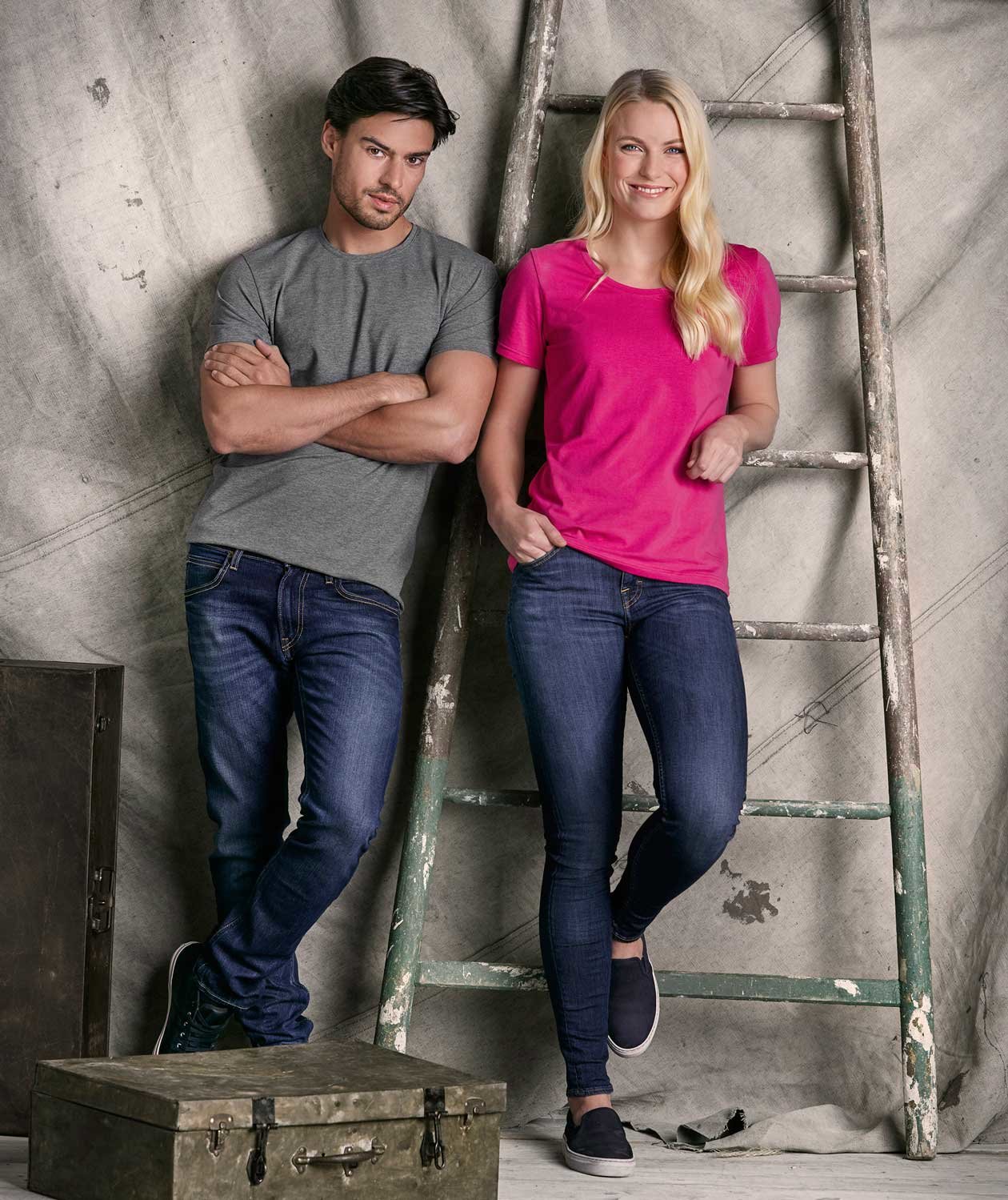 South West Norman organic T-shirt, Dark Heather Grey