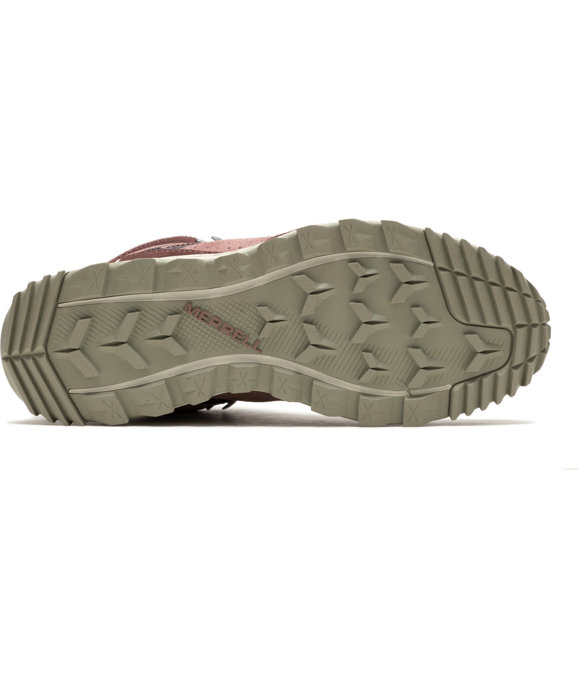 Merrell Wildwood Mid LTR WP women's hiking boots, Marron/Burlwood, large image number 4