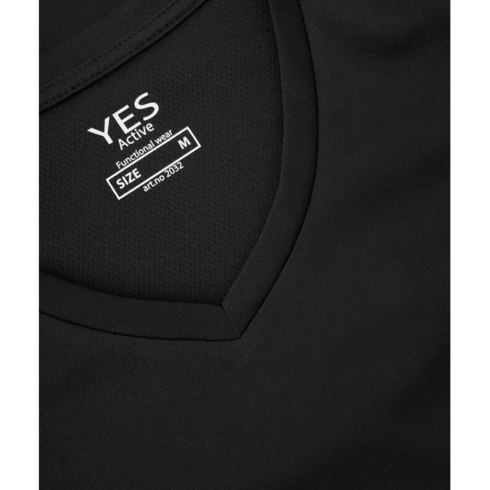 ID Yes Active dame T-shirt, Sort, large image number 3
