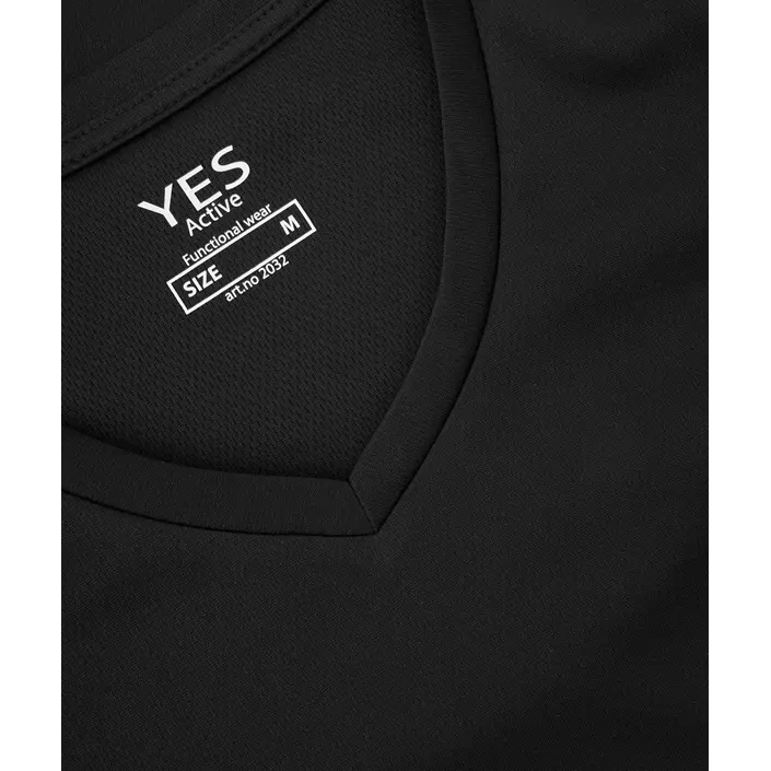 ID Yes Active dame T-shirt, Sort, large image number 3