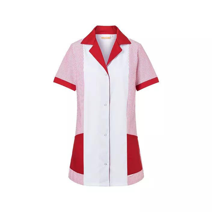 Karlowsky Penelope kurzärmeliger Damen-Tunika, White/red, large image number 0