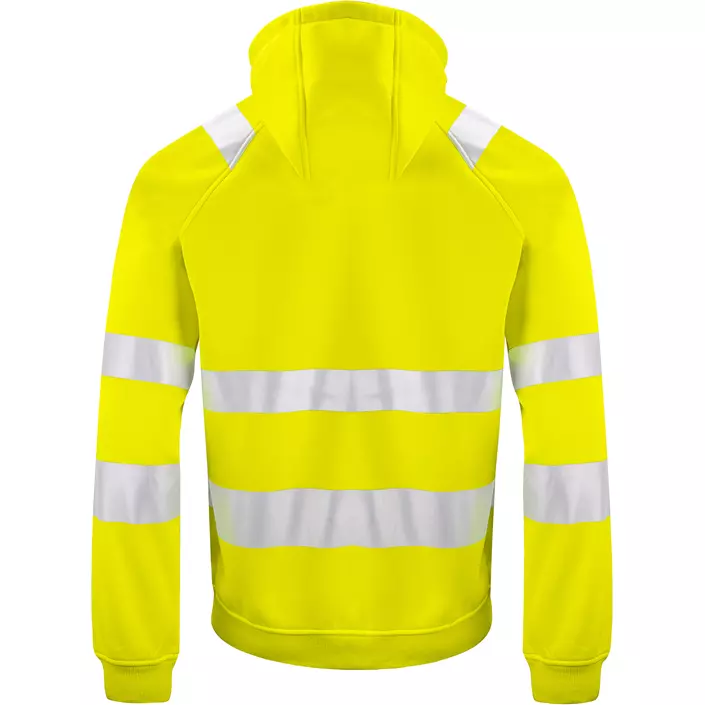 ProJob hoodie with zipper, Hi-vis Yellow/Black, large image number 1