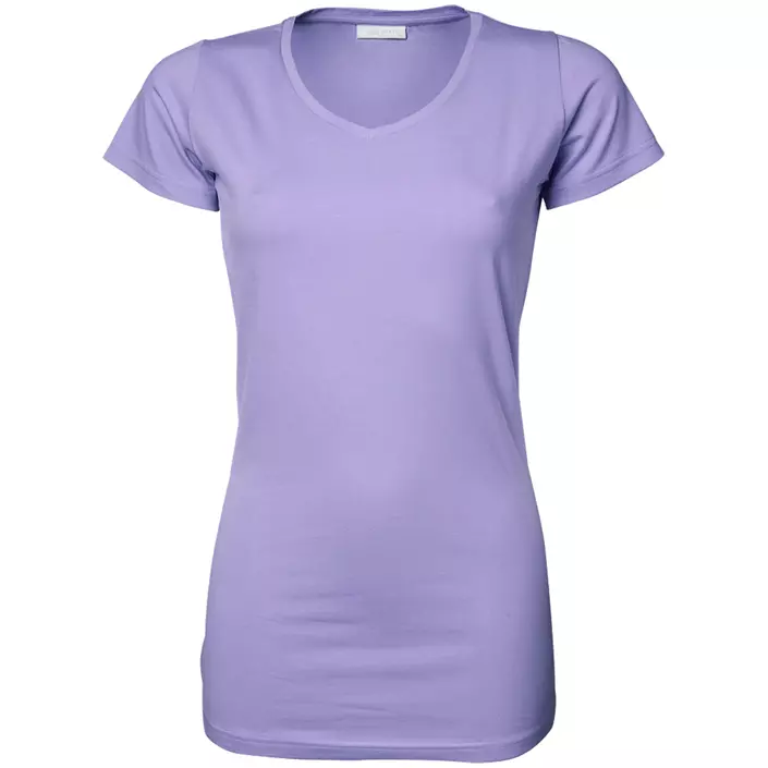 Tee Jays dame T-shirt med stretch / lang model, Lavendel, large image number 0