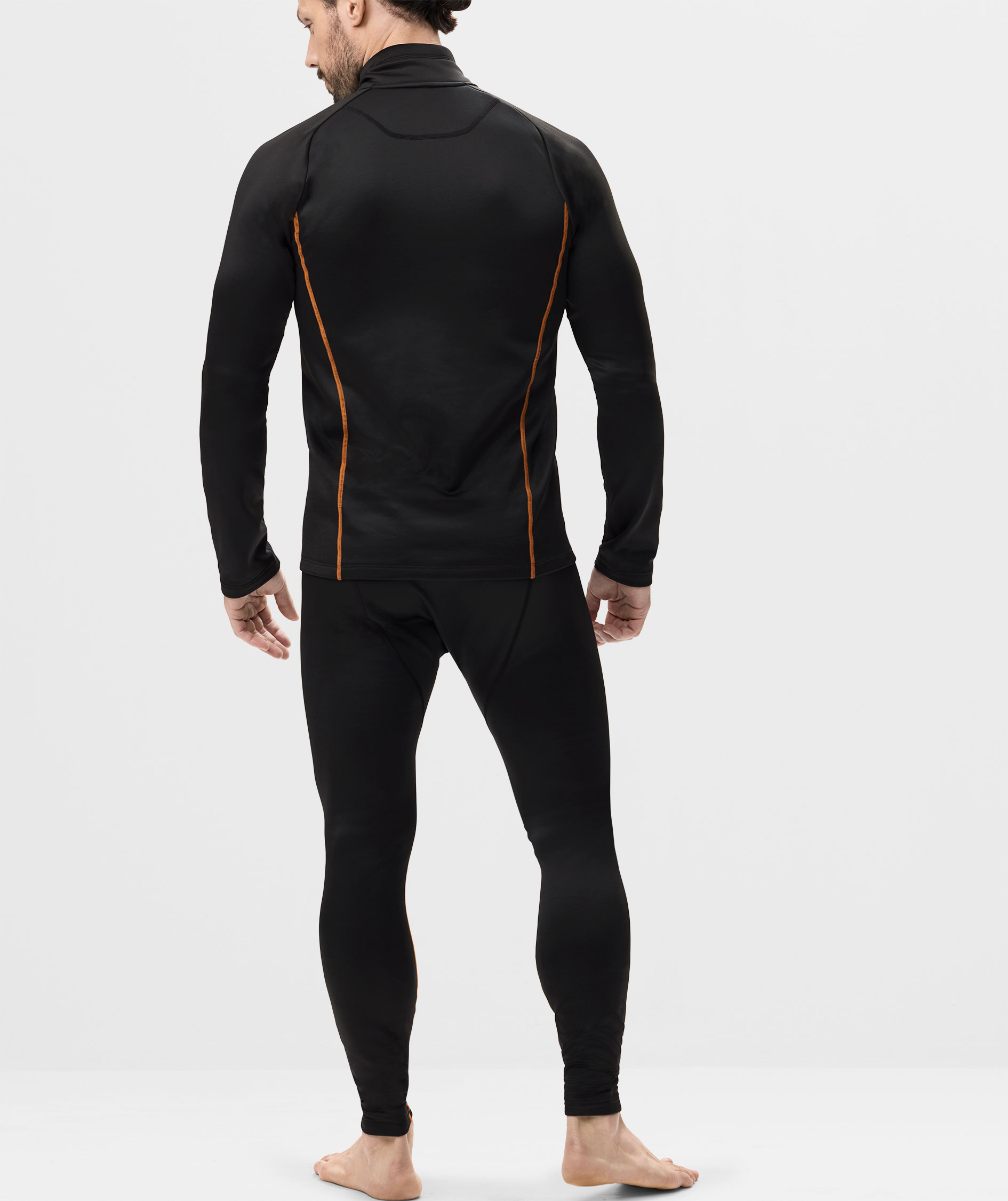 Snickers baselayer bukser 9486, Black, large image number 3