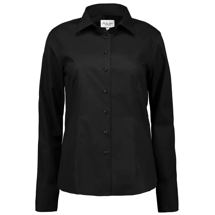 Seven Seas Poplin modern fit women's shirt, Black, large image number 0