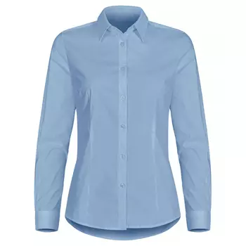 Clique dame Stretch Shirt, Light-Blue